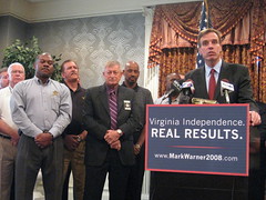 Sheriffs across Virginia support Warner