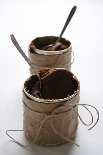 Dark Chocolate Soufflés