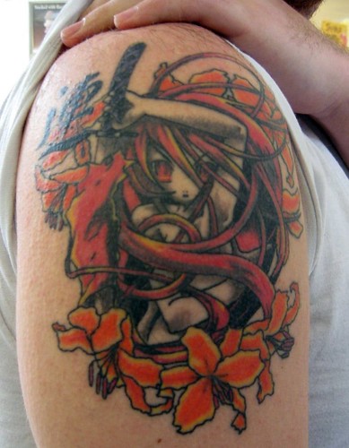 Samurai+girl+tattoo