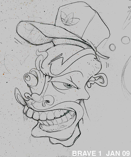 graffiti characters sketches. Sketch I done, whilst being
