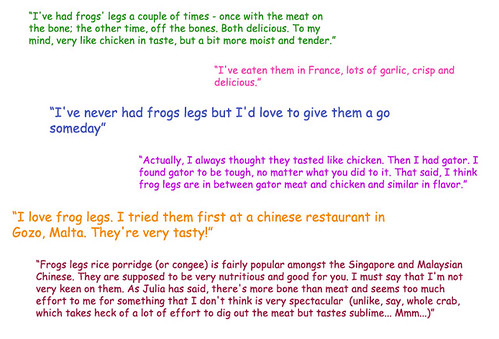 Frogs Legs Quotes