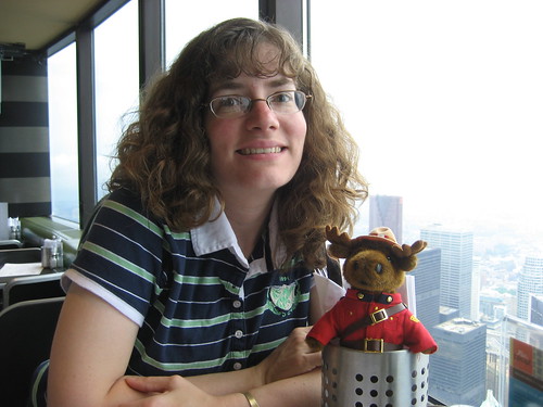 Stephanie at CN Tower