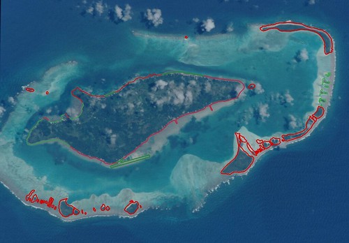 Raivava'e Atoll - EVS Precision Map on ISD_ISS001-375-13 Modified (1-55,000)