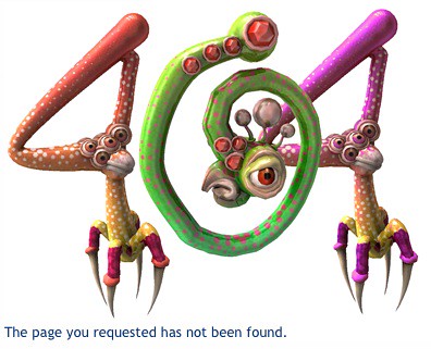 Spore 404 Error Page