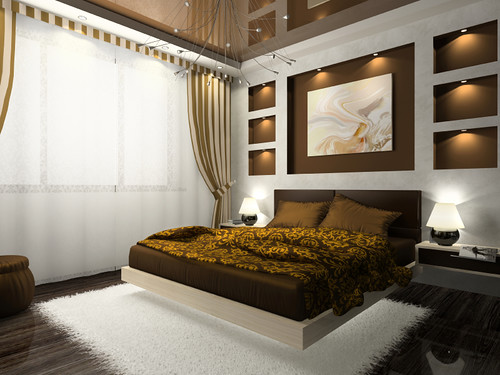 Brown colors bedroom