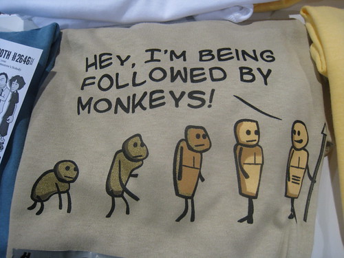 Hey, I'm being followed by Monkeys