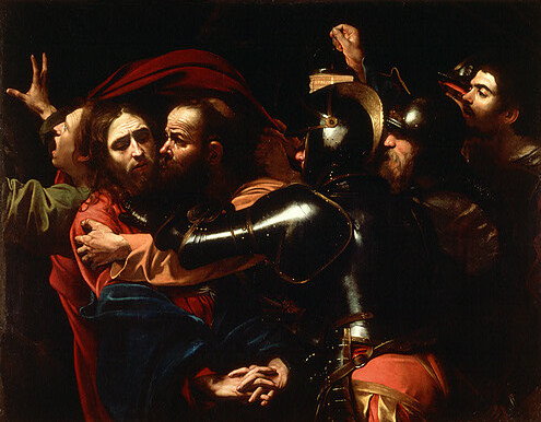 caravaggio, the taking of christ