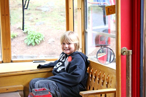 Wesley on the trolley