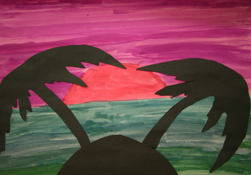 Megan palm tree silhouette