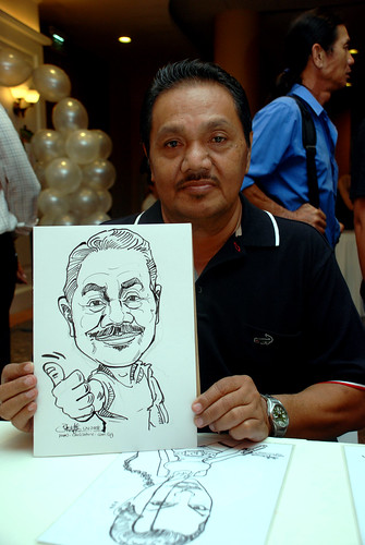 Caricature live sketching for Nippon Express Singapore Pte Ltd - 1