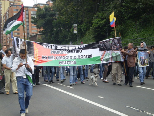 Marcha apoyo a Palestina / Gaza en Bogotá, Colombia - 20090106 - 1061690