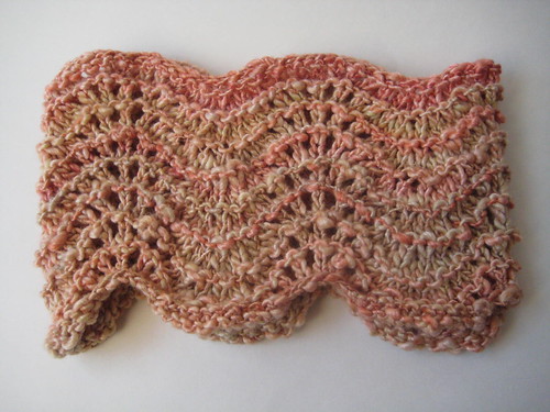 Handspun Feather and Fan Cowl