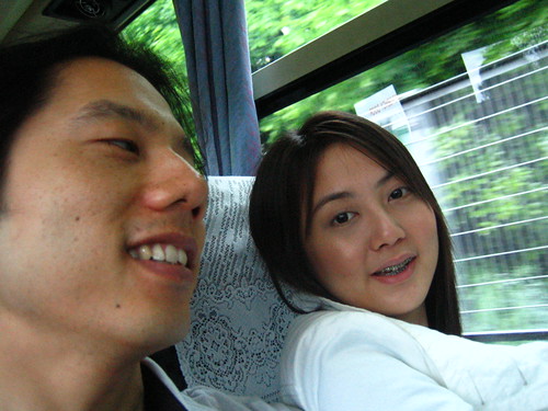on Limo bus from Shinjuku to Narita