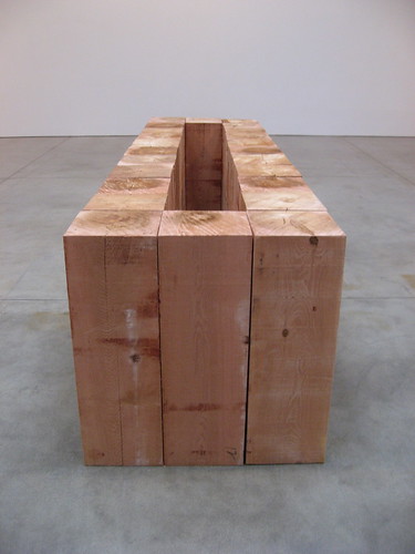 Carl Andre 3x11 Hollow Rectangle (2008) on flickr
