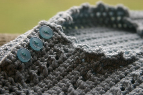 button and picot detail