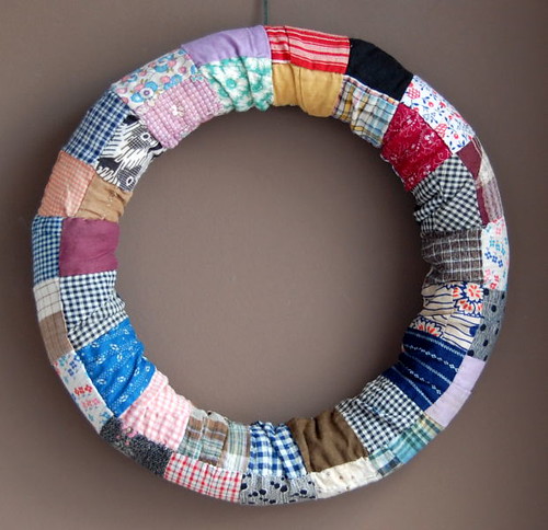 DIY :: patchwork wreath