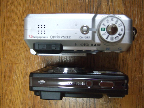 DSC-W170 vs Optio 750Z