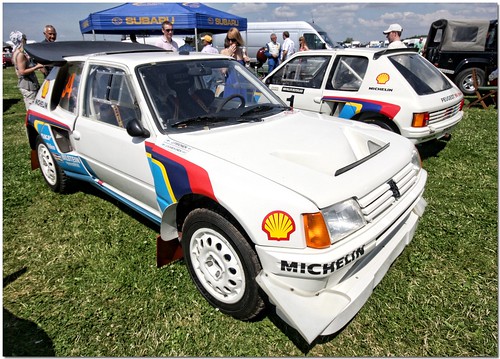 Peugeot 205 T16 Group B Rally Car Silverstone Classic 2008