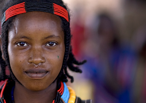 Photo of a Konso girl of Ethiopia