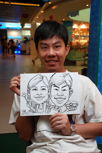 Caricature live sketching for Marina Square Day 2 - 7