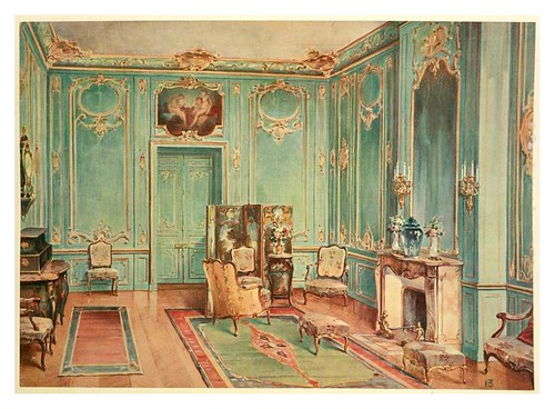 004- Gran salon estilo Luis XV- acuarela 1907
