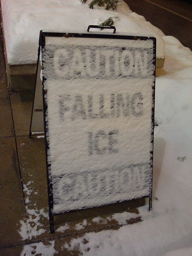Caution Falling Ice