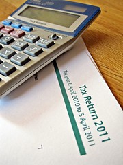 Calculator and tax return