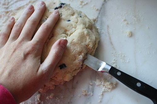 blueberry cream scones
