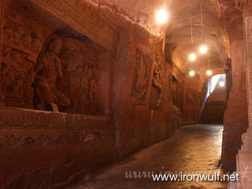 Relief Sculptures of Buddhist legends Tunnel
