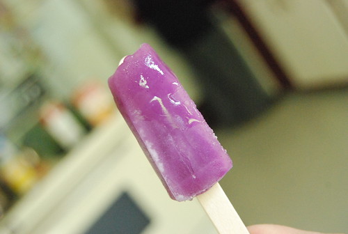 Purple popsicle