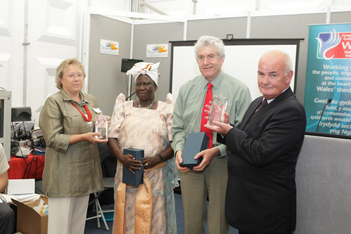 gold star award. Wales - Africa Gold Star Communities Awards Ceremony, National Eisteddfod,