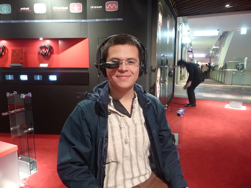 Head-mounted displays are SO the future. Look how happy I am!