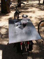 Ciclo-bancada móvel DIY