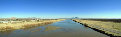 Rio Grande near Las Cruces, New Mexico, USA