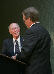 Norm Berg with Ralph Grossi, photo by AFT