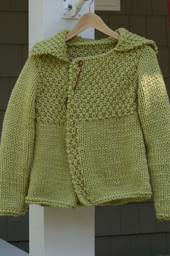 lizs chunky green sweater 001