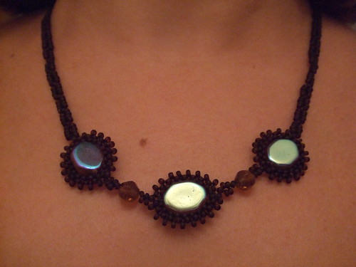 Brick stitch necklace