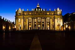 St. Peter's at Night by Justin Korn
