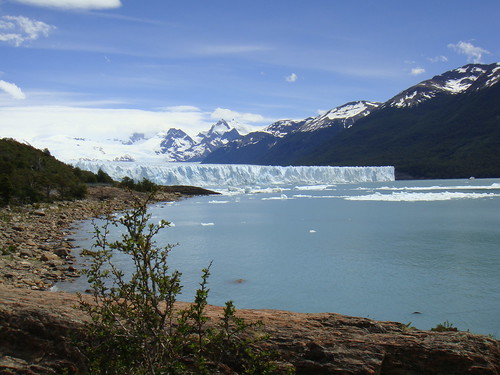 Vista del glaciar 