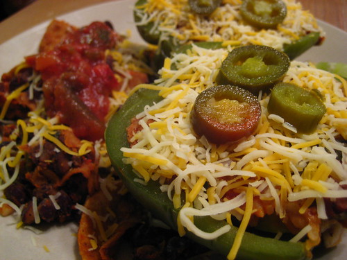 leftover stuffed peppers