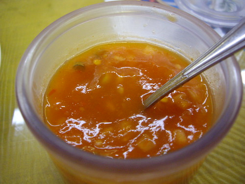 lSpicy Sauce at Los Galapagos