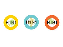 H1N1 - stickers by Cynthia Sargent