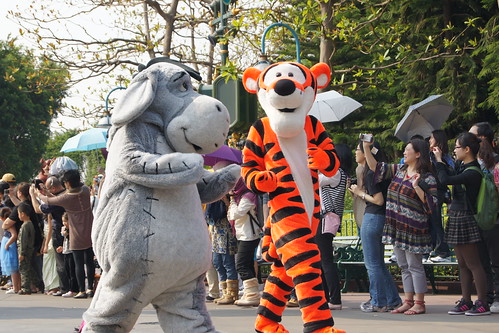 Hong Kong Disneyland Family Trip - Eyeore and Tigger