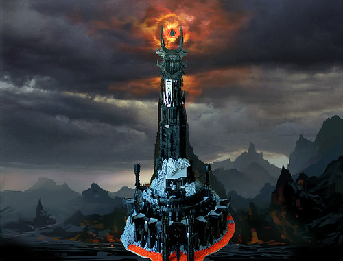 LEGO Lord of the Rings Barad-dur tower