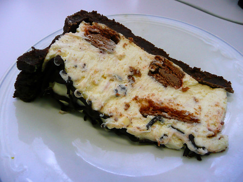 Chocolate Birthday Cake Slice. Tim Tam cheese cake slice
