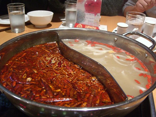 鸳鸯火锅 Spicy and Plain Hotpot - Ba Yu Ren Jia Chongqing Hotpot