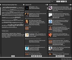 TwitScoop and Twitter search filters in Tweetdeck