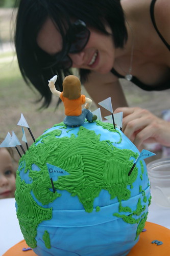my earth ball cake