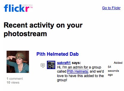 There is a Flickr group for everything.