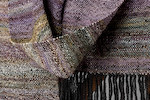 Handspun and Handwoven Merino and Alpaca Scarf (EasterBunz)-4 day auction